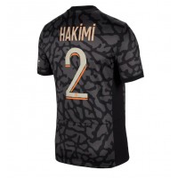 Camisa de Futebol Paris Saint-Germain Achraf Hakimi #2 Equipamento Alternativo 2023-24 Manga Curta